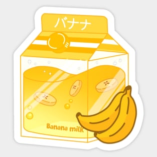 Banana Milk Sticker